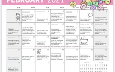 February 2021 Kindness Calendar
